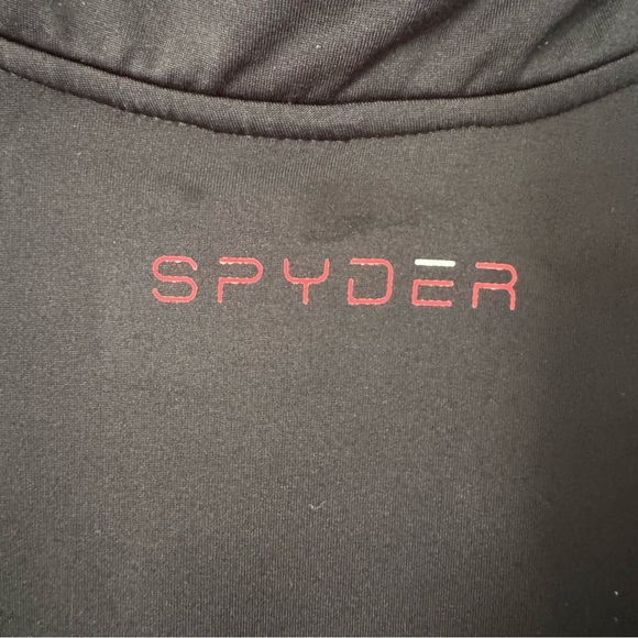 SPYDER  Active/Sport Quarter Zip Black Active wear top Men's XXL - Picture 4 of 6